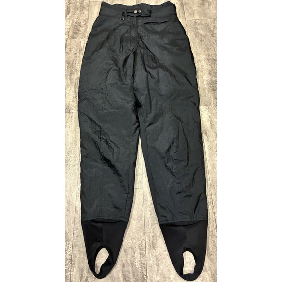 Cornice Youth L Black Insulated Snow Ski  Waterproof Snowboard Stirrup Pants - Picture 3 of 11